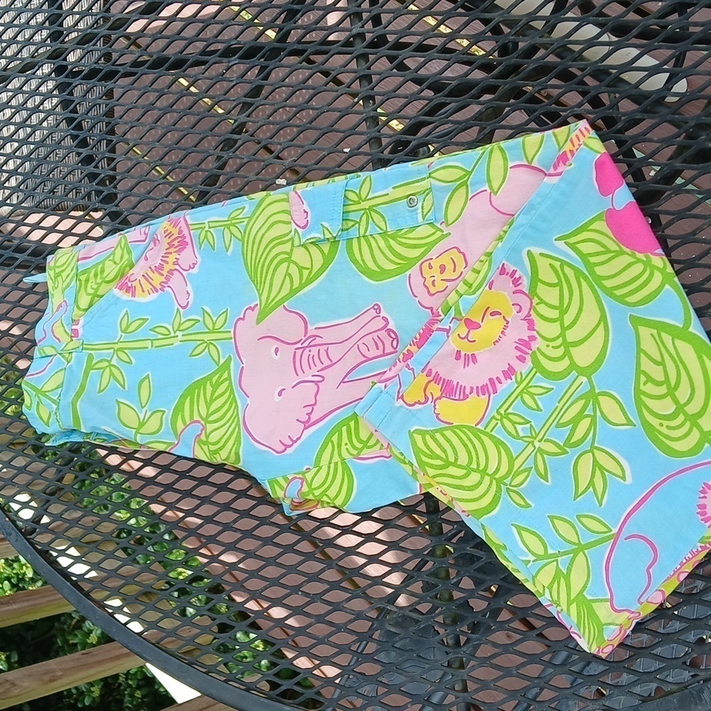 Vintage white label Lilly Pulitzer pants size 0 - Picture 3 of 7